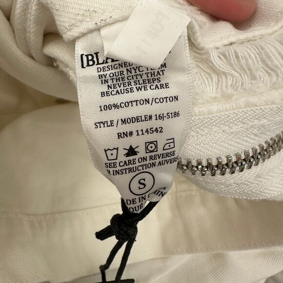 BLANKNYC NWT Evereve Lightbox White Distressed Denim Jacket // S - Picture 13 of 13